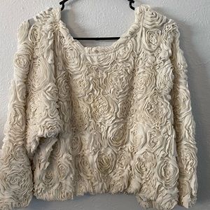 Vintage 3D floral blouse from American Apparel